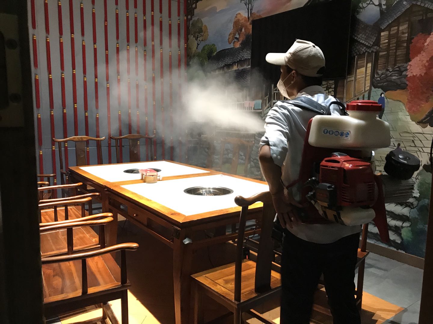 越秀商铺门店杀虫灭蟑现场